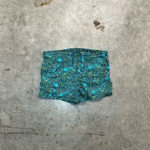 Cheetah Sport Board Shorts Abstract Lined Green Retro 90’s Men’s Size M